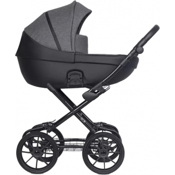Коляска 2 В 1 RIKO BASIC PACCO CLASSIC 04 Carbon (темно-серый-черный) Коляска 2 В 1 RIKO BASIC PACCO CLASSIC 04 Carbon (темно-серый-черный)