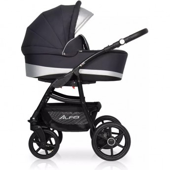 Коляска 3 в 1 RIKO BASIC ALFA ECCO 01 графит-серый Коляска 3 в 1 RIKO BASIC ALFA ECCO 01 графит-серый