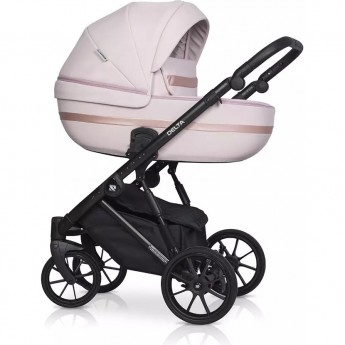 Коляска 3 В 1 RIKO BASIC DELTA ECCO 14 Rose (светло-розовый) Коляска 3 В 1 RIKO BASIC DELTA ECCO 14 Rose (светло-розовый)