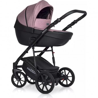 Коляска 3 в 1 RIKO BASIC PACCO 02 Pink (розовый-черный) Коляска 3 в 1 RIKO BASIC PACCO 02 Pink (розовый-черный)